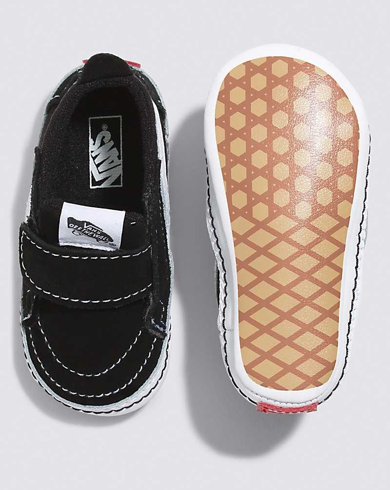 Vans Bebek Sk8-Hi Crib Ayakkabı Çocuk Siyah Beyaz | Türkiye DPC479685