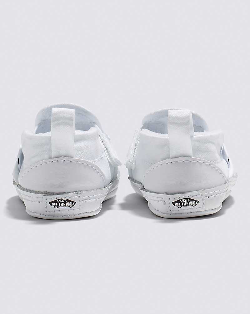 Vans Bebek Slip-On V Crib Ayakkabı Çocuk Beyaz | Türkiye YRJ841275