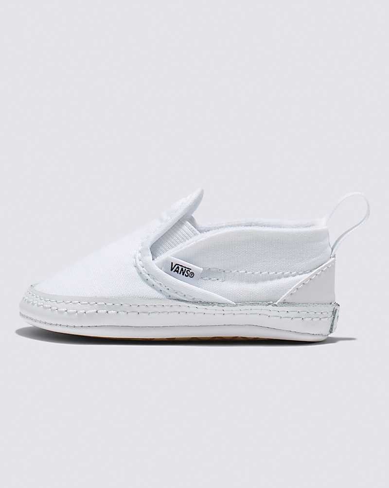 Vans Bebek Slip-On V Crib Ayakkabı Çocuk Beyaz | Türkiye YRJ841275