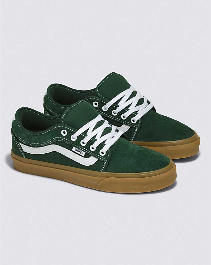 Vans Chukka Low Sidestripe Kaykay Ayakkabısı Erkek Koyu Yeşil | Türkiye HYU012563