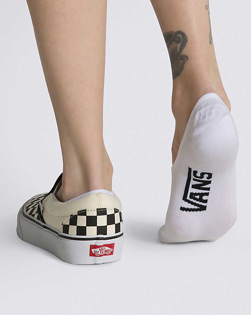 Vans Classic Canoodle 3-Pack Çorap Çocuk Beyaz Siyah | Türkiye SGB345719