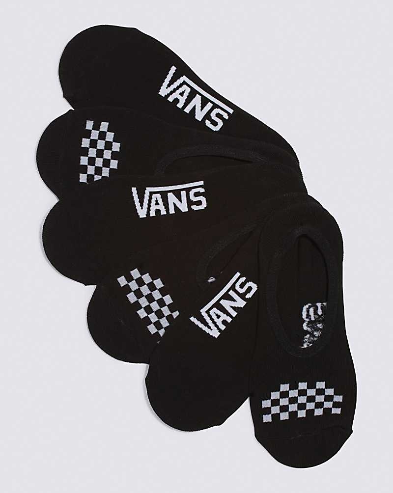 Vans Classic Canoodle 3-Pack Çorap Çocuk Siyah Beyaz | Türkiye KDZ741865