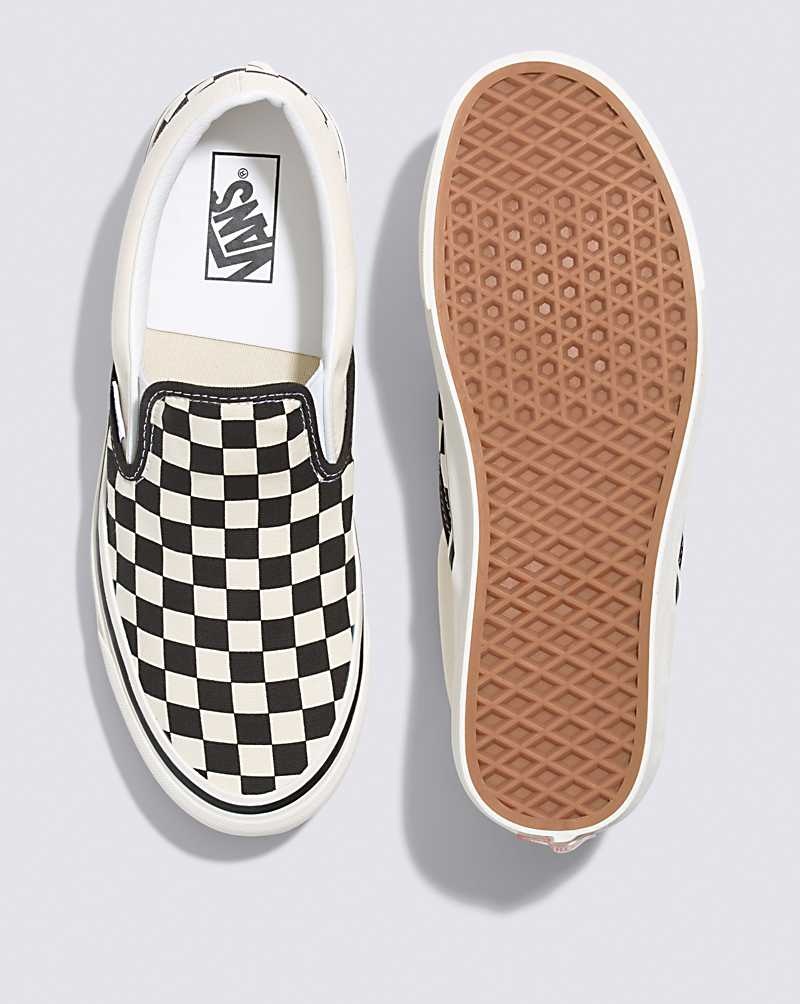 Vans Classic Slip-On 98 DX Ayakkabı Erkek Siyah Beyaz | Türkiye YSH076354