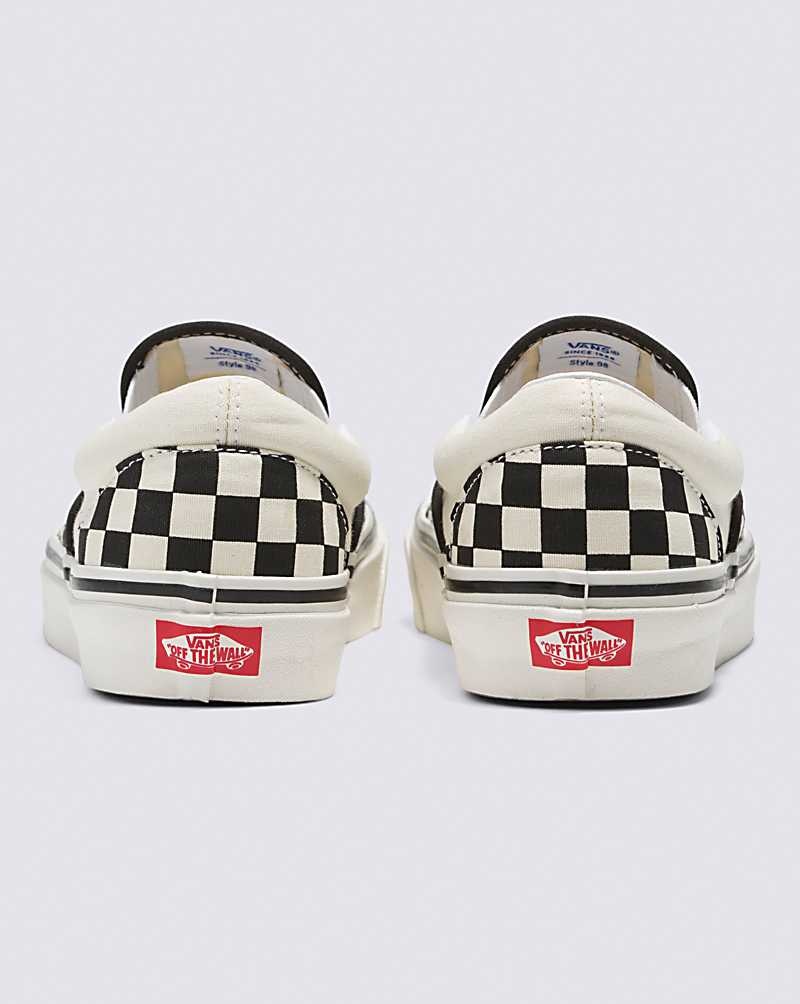 Vans Classic Slip-On 98 DX Ayakkabı Erkek Siyah Beyaz | Türkiye YSH076354