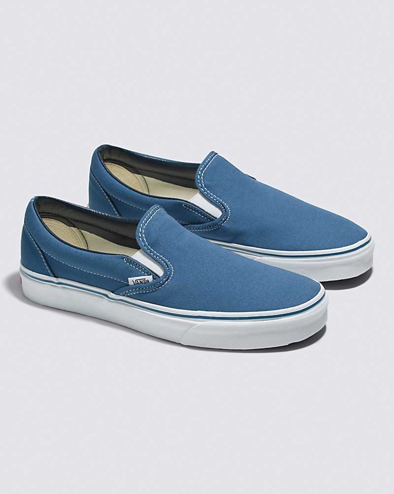 Vans Classic Slip-On Ayakkabı Kadın Lacivert | Türkiye HQK947215