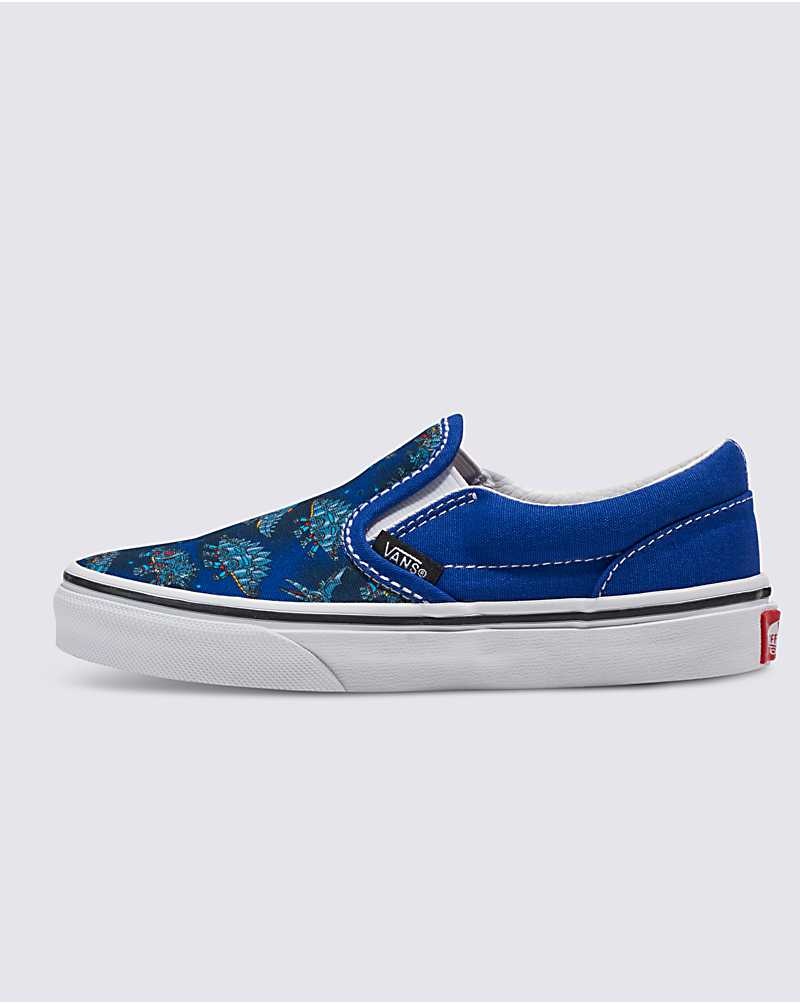 Vans Classic Slip-On Ayakkabı Çocuk Mavi | Türkiye GSN247683