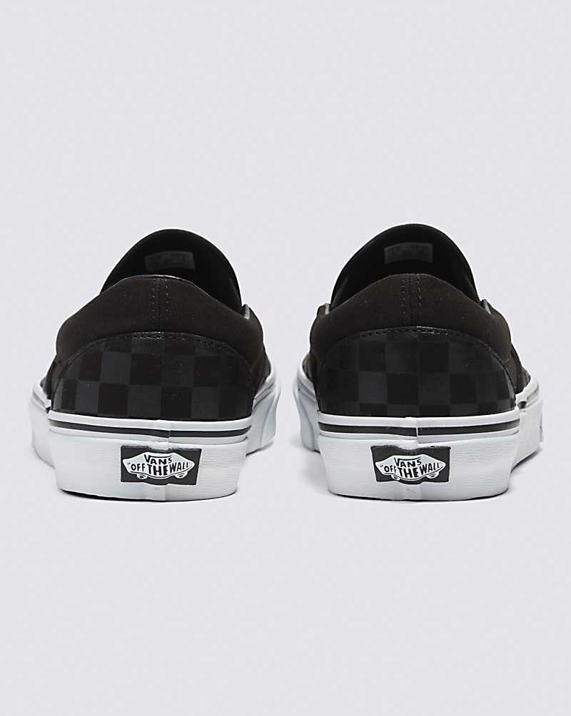 Vans Classic Slip-On Checkerboard Ayakkabı Erkek Siyah | Türkiye DBR472901