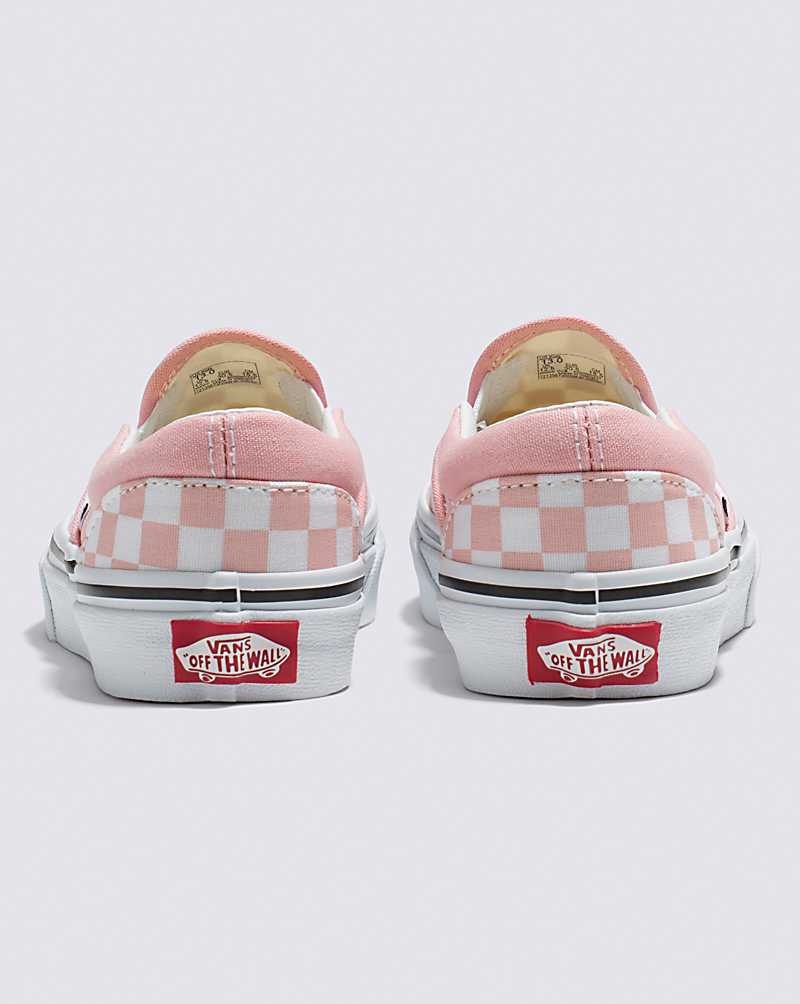 Vans Classic Slip-On Checkerboard Ayakkabı Çocuk Pembe Beyaz | Türkiye MWI276439