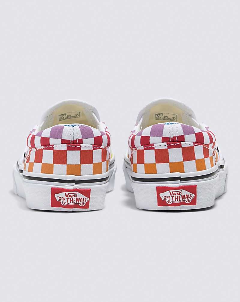 Vans Classic Slip-On Checkerboard Ayakkabı Çocuk Renkli | Türkiye NAV421368