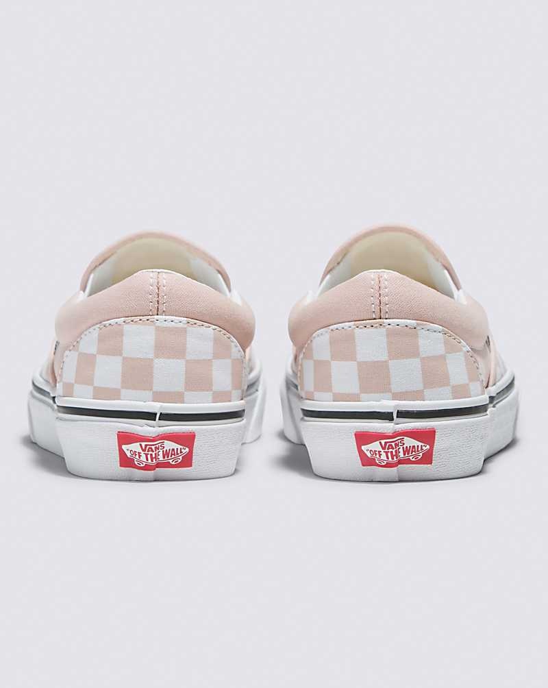 Vans Classic Slip-On Checkerboard Ayakkabı Kadın Pembe | Türkiye EKS501328