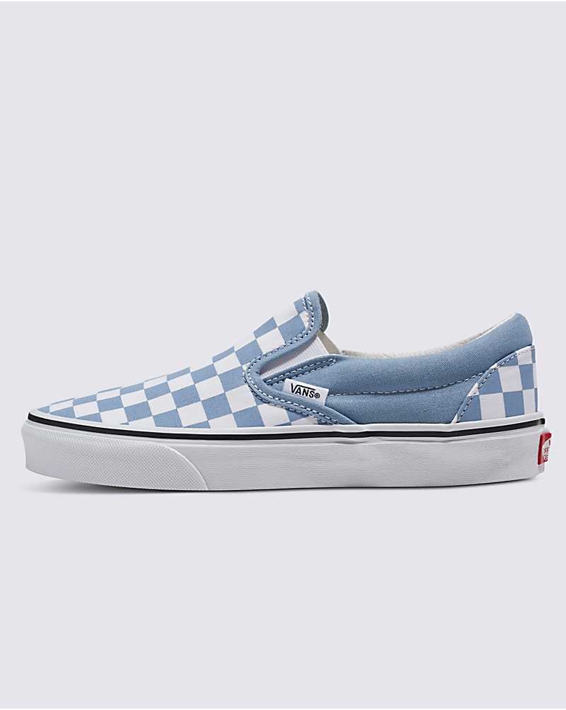 Vans Classic Slip-On Checkerboard Ayakkabı Erkek Mavi | Türkiye TSO502983