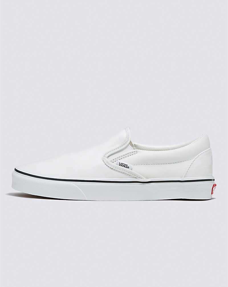 Vans Classic Slip-On Glow Checkerboard Ayakkabı Kadın Beyaz | Türkiye HQW627541