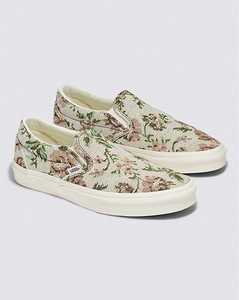 Vans Classic Slip-On Tapestry Floral Ayakkabı Kadın Renkli | Türkiye UMX652798