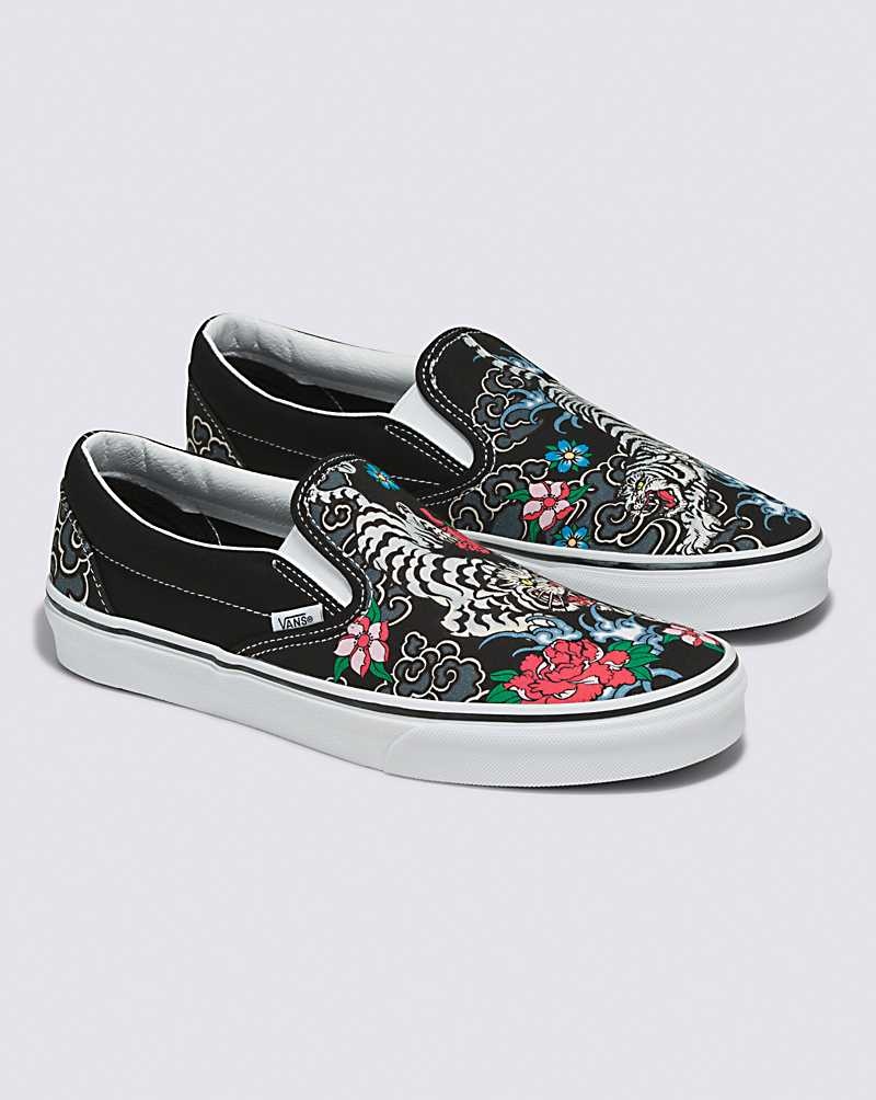 Vans Classic Slip-On Tiger Floral Ayakkabı Erkek Renkli | Türkiye PBN024158