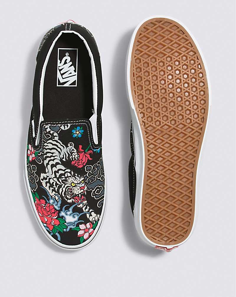 Vans Classic Slip-On Tiger Floral Ayakkabı Erkek Renkli | Türkiye PBN024158