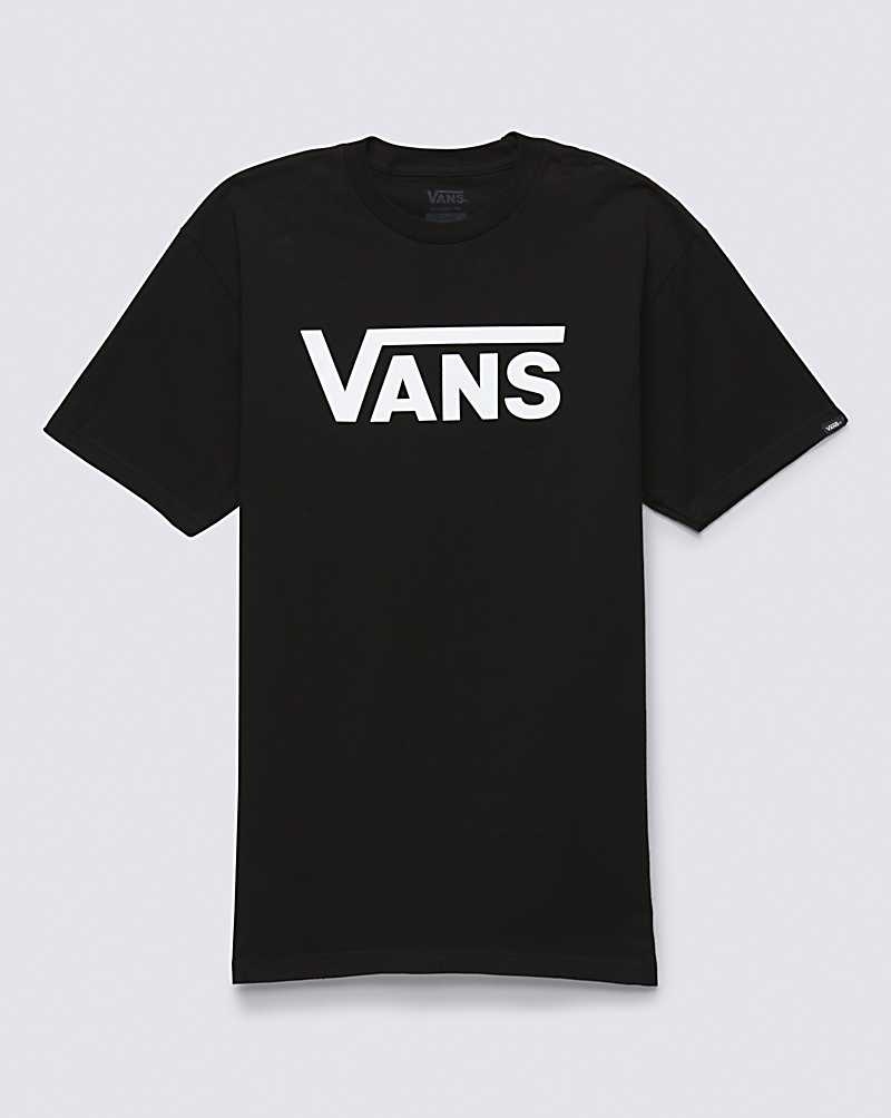 Vans Classic Tişört Erkek Siyah Beyaz | Türkiye KEB472310