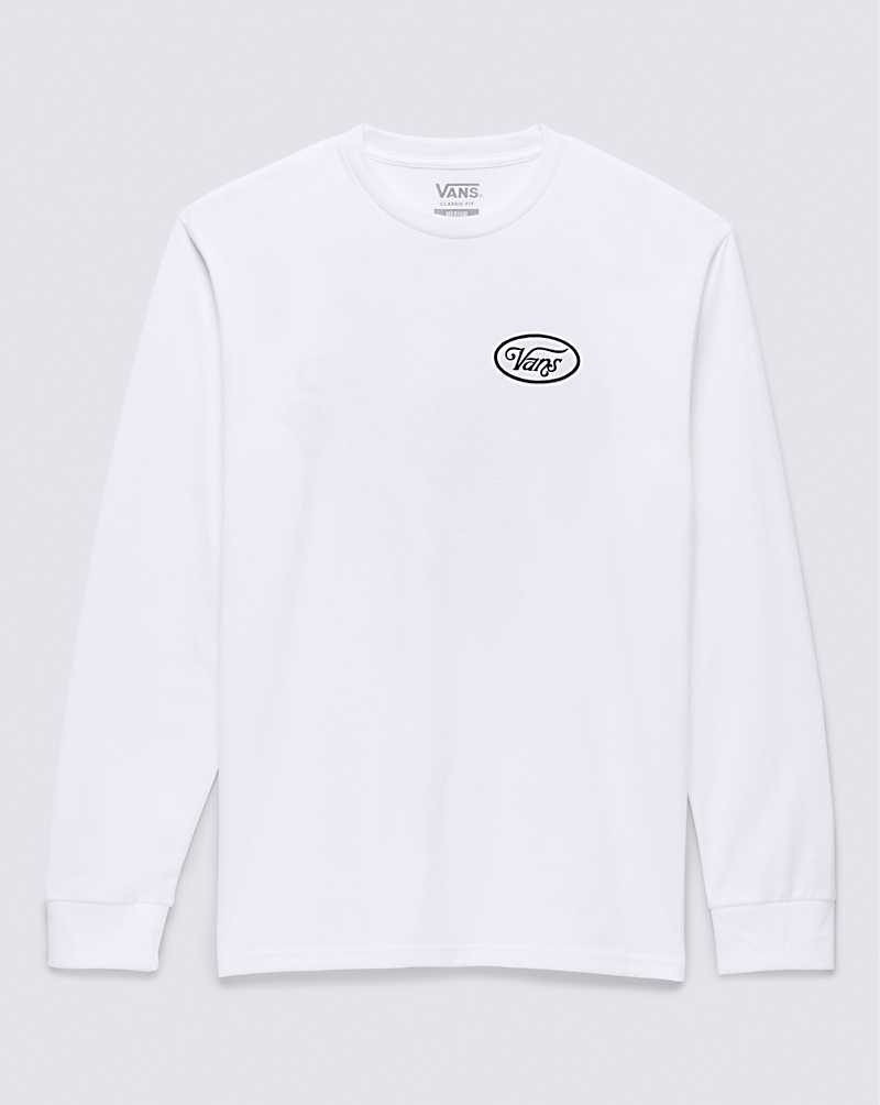 Vans Composite Rose Long Sleeve Tişört Erkek Beyaz | Türkiye HGC416025