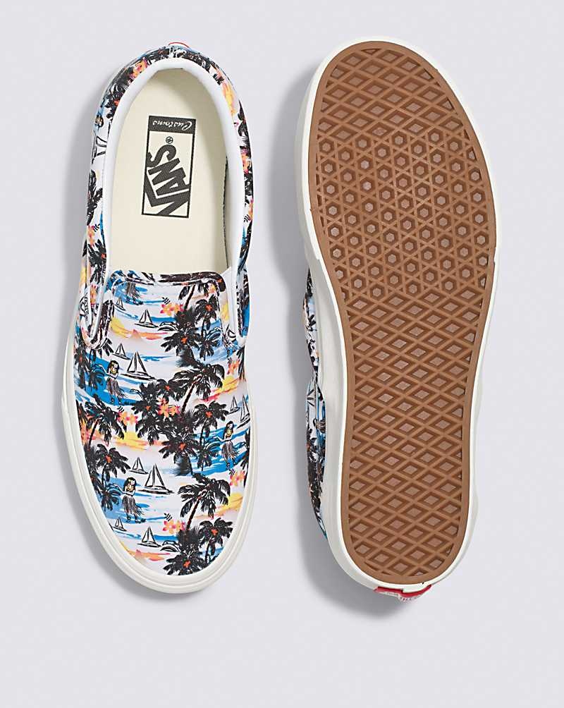 Vans Customs Aloha Slip-On Ayakkabı Erkek Renkli | Türkiye XAW503716