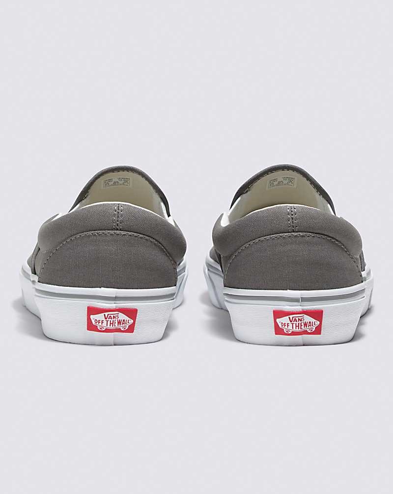 Vans Customs Charcoal Slip-On Geniş Ayakkabı Erkek Gri | Türkiye MJB091574