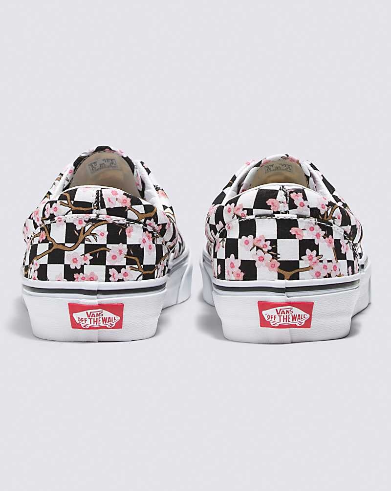 Vans Customs Cherry Blossom Checkerboard Era Ayakkabı Erkek Renkli | Türkiye SNP710635