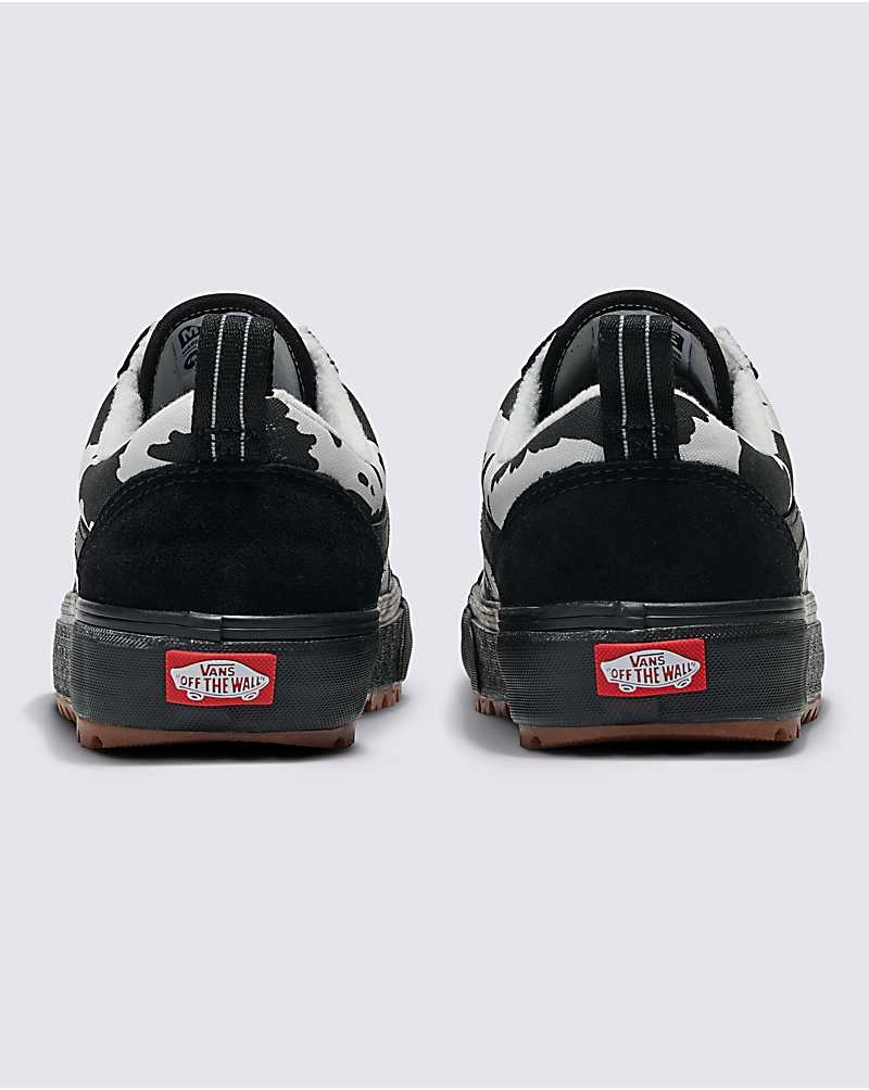 Vans Customs Cow Print Old Skool MTE-1 Ayakkabı Kadın Siyah Beyaz | Türkiye HYX054368