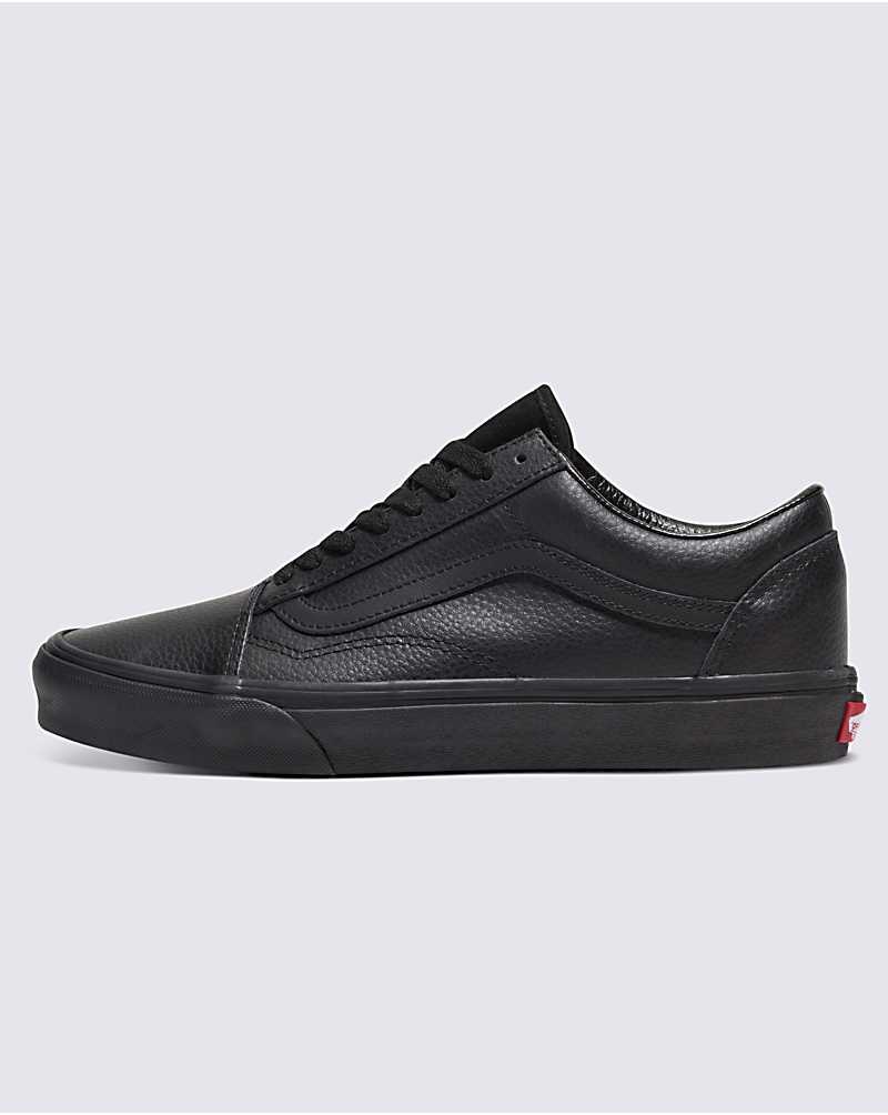 Vans Customs Elevated Deri Old Skool Ayakkabı Erkek Siyah | Türkiye VPI243518