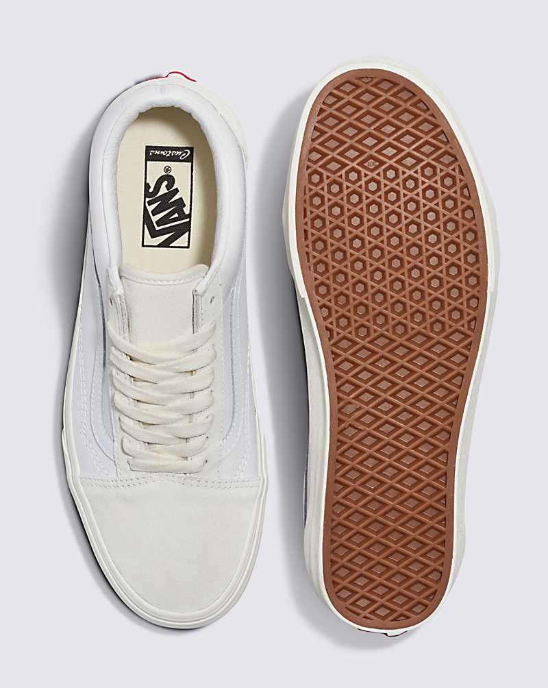 Vans Customs Elevated Marshmallow Old Skool Ayakkabı Erkek Beyaz | Türkiye VUZ943786