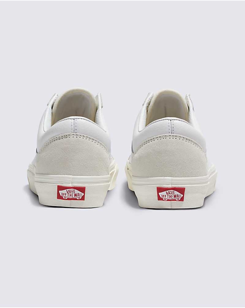 Vans Customs Elevated Marshmallow Old Skool Ayakkabı Erkek Beyaz | Türkiye VUZ943786