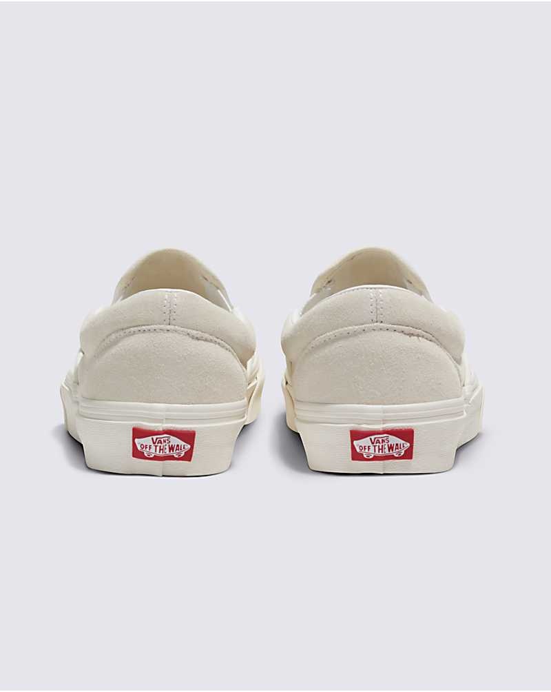 Vans Customs Elevated Marshmallow Süet Slip-On Ayakkabı Kadın Beyaz | Türkiye ZTX358716