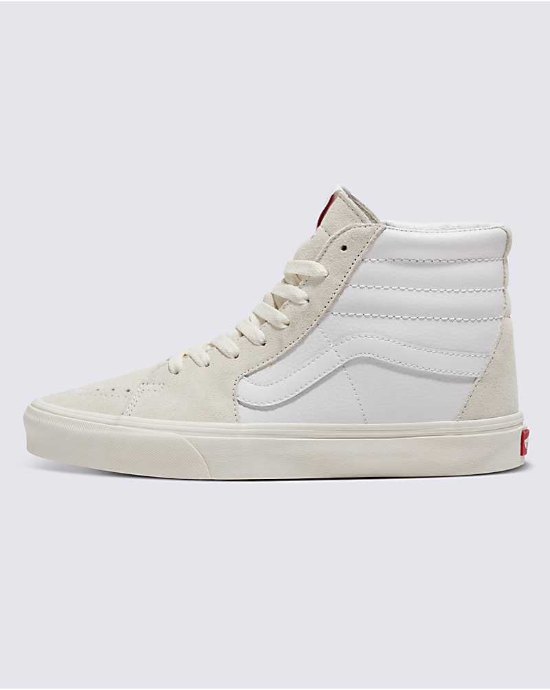 Vans Customs Elevated Marshmallow Sk8-Hi Ayakkabı Kadın Beyaz | Türkiye AEU249531