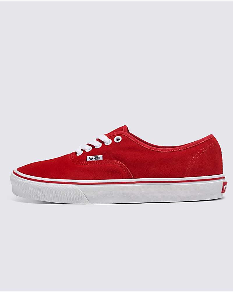 Vans Customs Elevated Süet Authentic Ayakkabı Kadın Kırmızı | Türkiye TDF602914