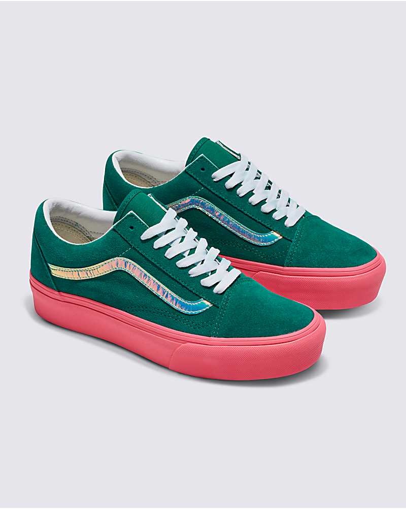 Vans Customs Elevated Ultramarin Süet Platform Old Skool Ayakkabı Erkek Yeşil | Türkiye MJO079236