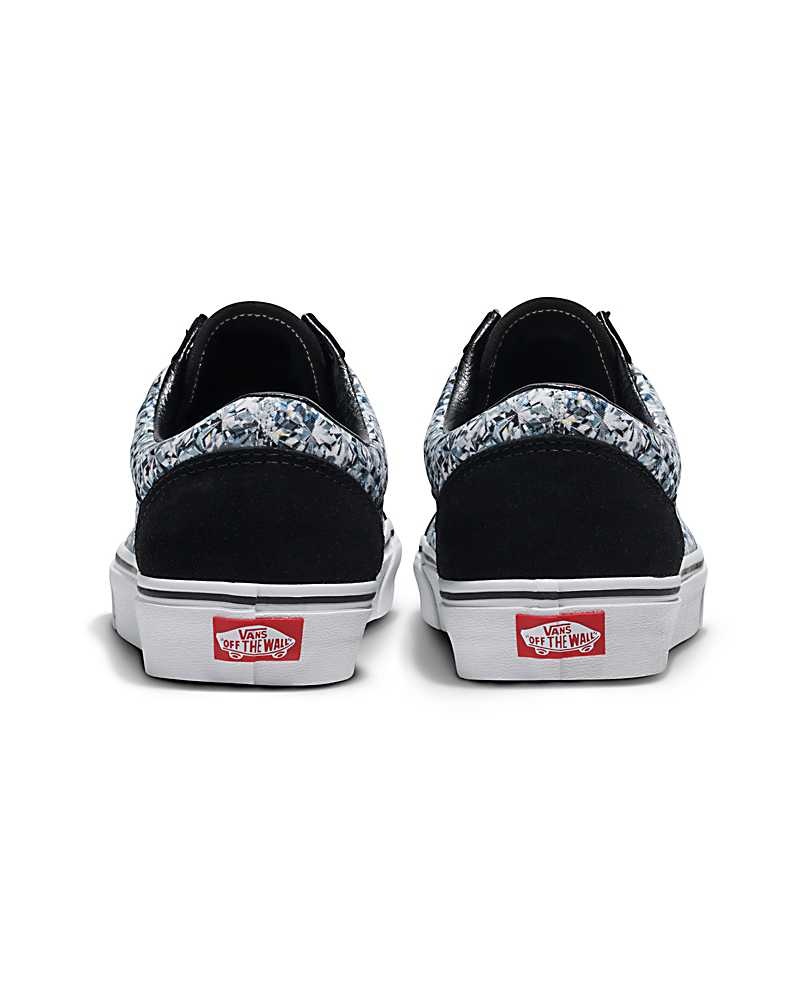 Vans Customs Image Library Diamond Old Skool Ayakkabı Kadın Siyah | Türkiye OTY329761