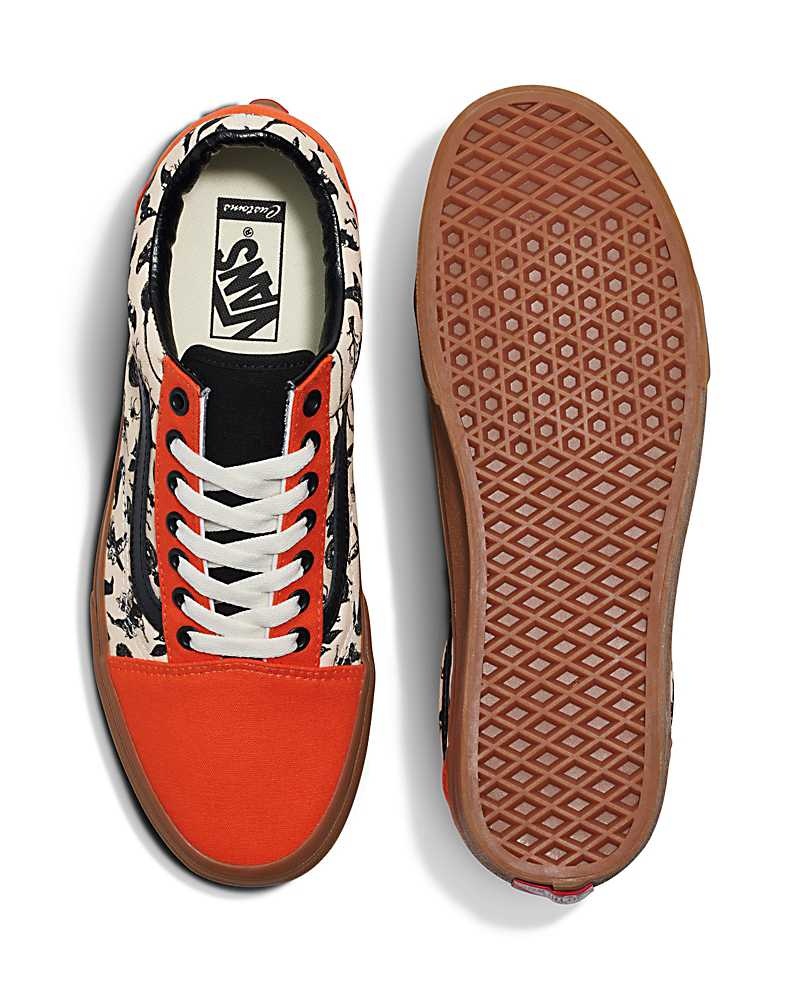 Vans Customs Image Library Halloween Old Skool Ayakkabı Erkek Turuncu | Türkiye VOP096184