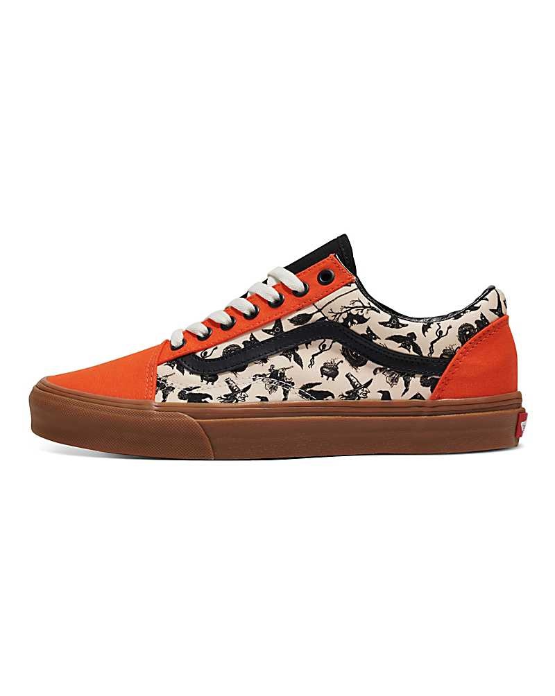 Vans Customs Image Library Halloween Old Skool Ayakkabı Erkek Turuncu | Türkiye VOP096184