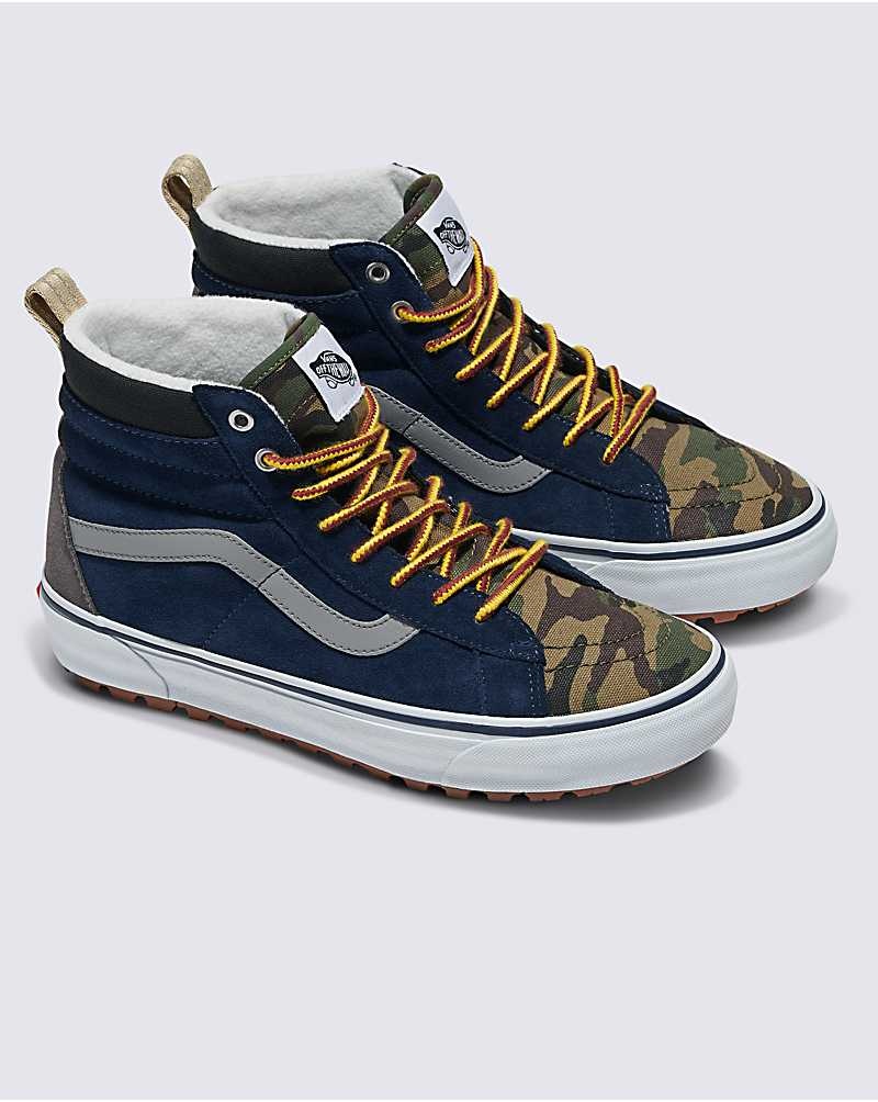 Vans Customs Sk8-Hi MTE-1 Ayakkabı Erkek Lacivert | Türkiye FEK906217