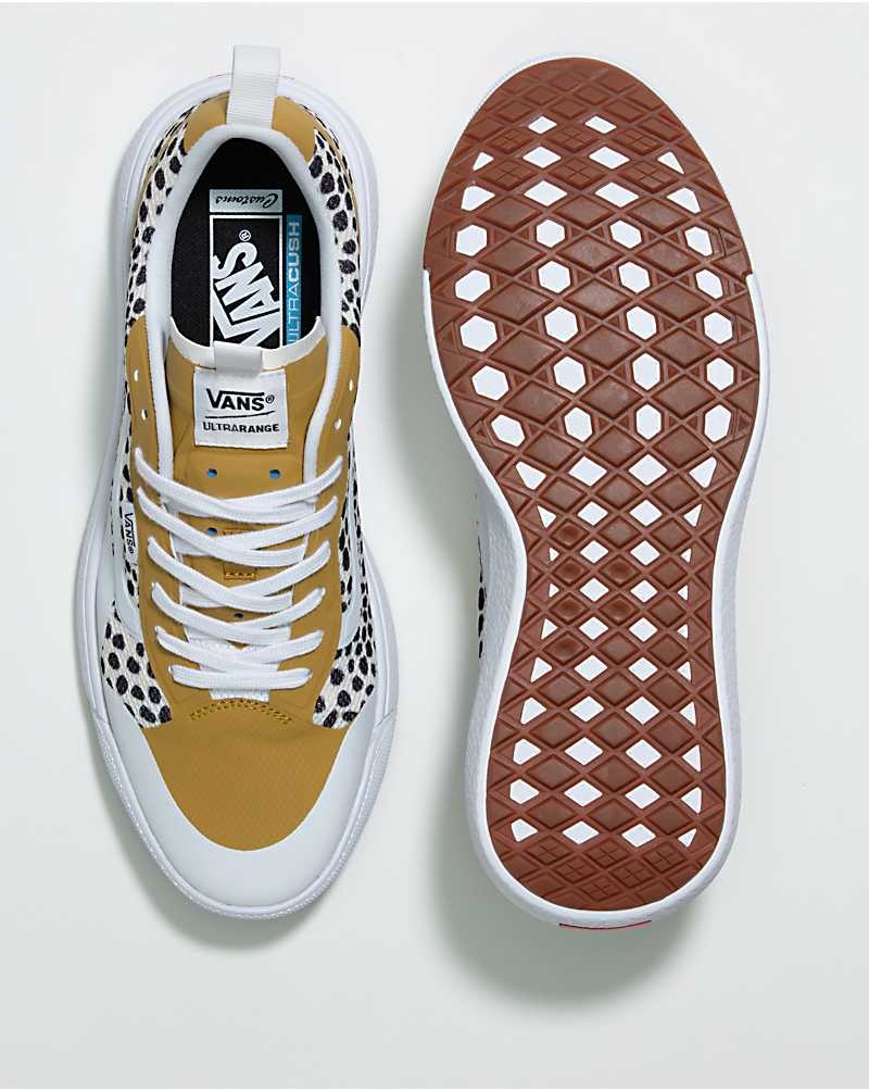 Vans Customs UltraRange EXO Ayakkabı Kadın Sarı Beyaz | Türkiye UDV159468