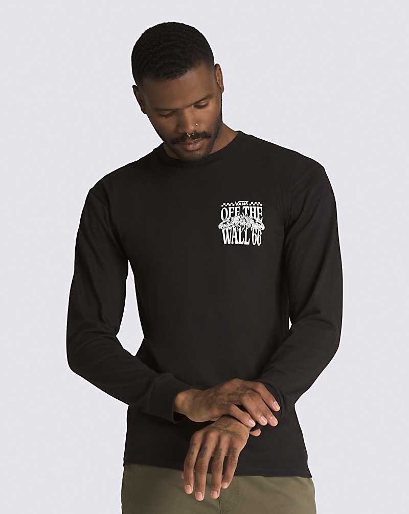 Vans Demo Derby Long Sleeve Gömlek Erkek Siyah | Türkiye BSO482759