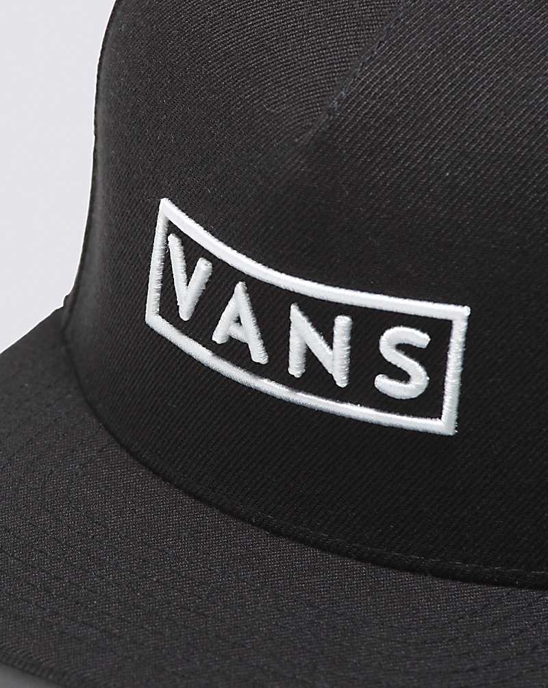 Vans Easy Box Snapback Şapkalar Erkek Siyah | Türkiye GIT318652