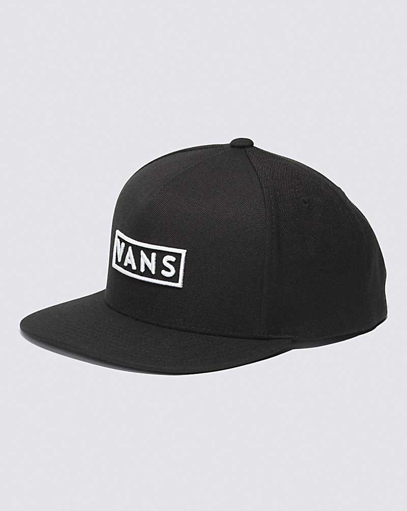 Vans Easy Box Snapback Şapkalar Erkek Siyah | Türkiye GIT318652