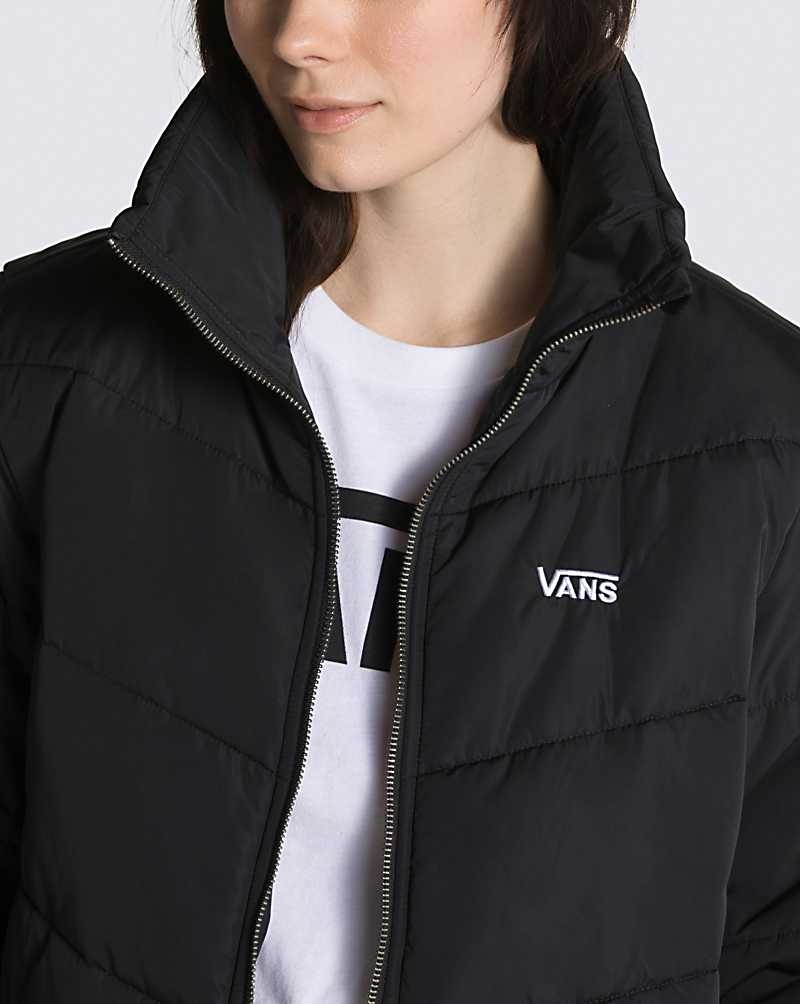 Vans Foundry Puffer MTE-1 Mont Kadın Siyah | Türkiye IXV518760