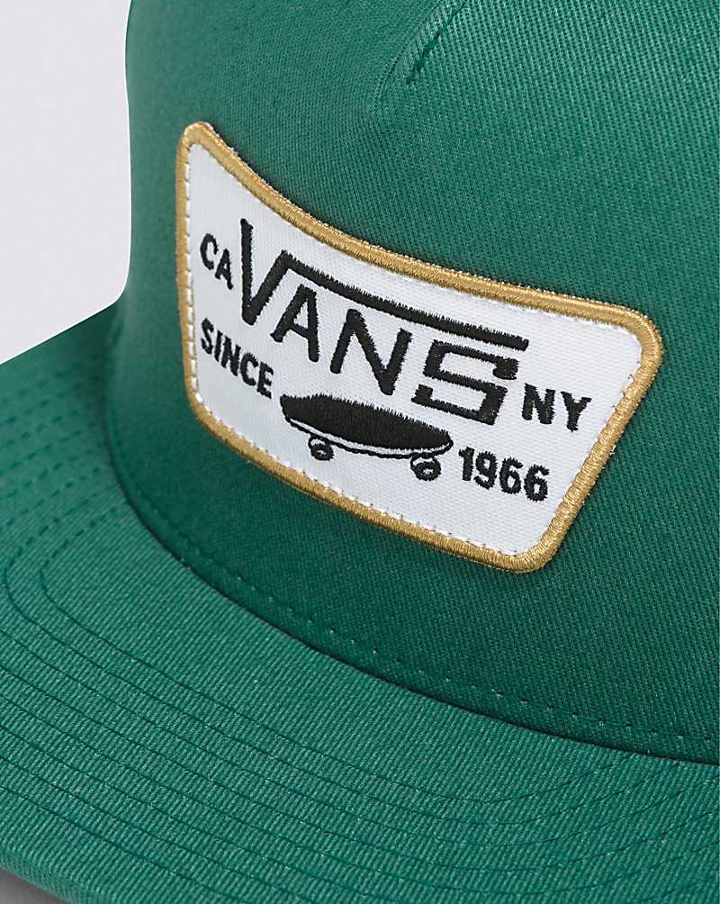 Vans Full Patch Snapback Şapkalar Erkek Yeşil | Türkiye ILH941756