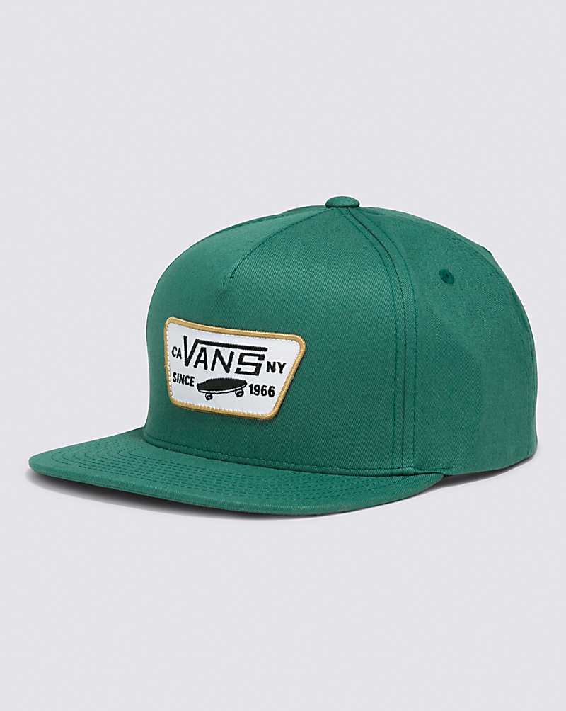 Vans Full Patch Snapback Şapkalar Erkek Yeşil | Türkiye ILH941756