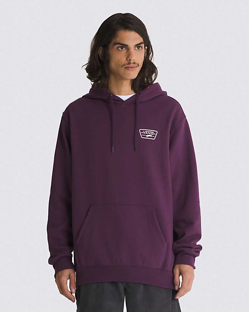 Vans Full Patched Pullover Kapşonlu Erkek Bordo | Türkiye LQN102683