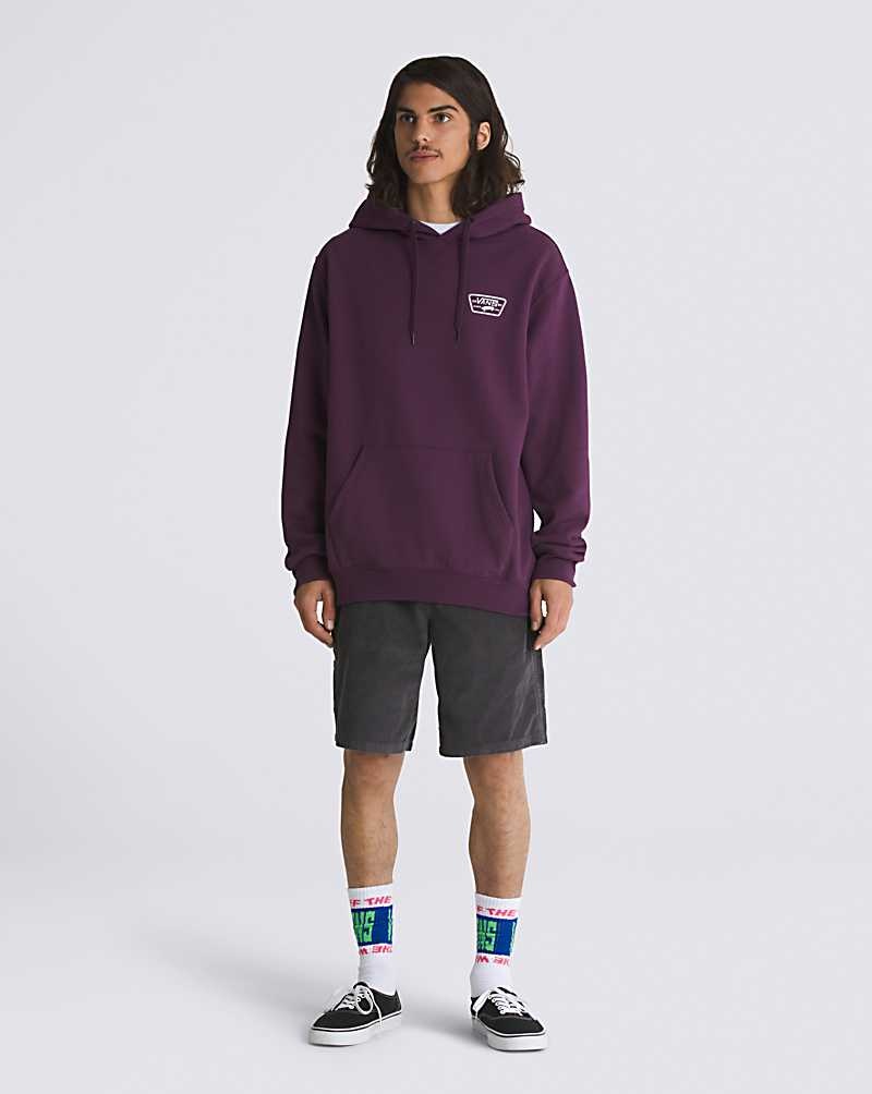 Vans Full Patched Pullover Kapşonlu Erkek Bordo | Türkiye LQN102683