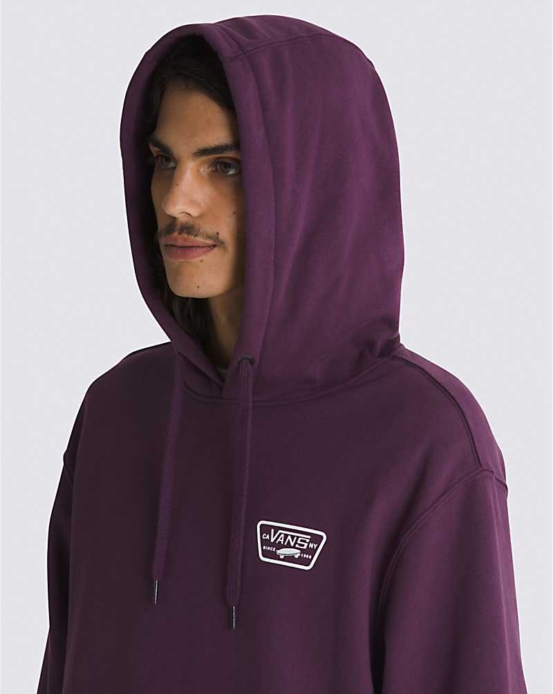 Vans Full Patched Pullover Kapşonlu Erkek Bordo | Türkiye LQN102683