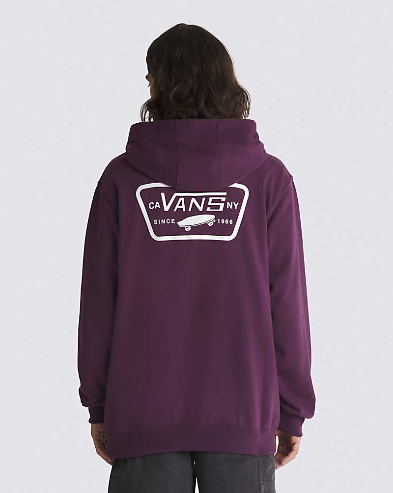 Vans Full Patched Pullover Kapşonlu Erkek Bordo | Türkiye LQN102683