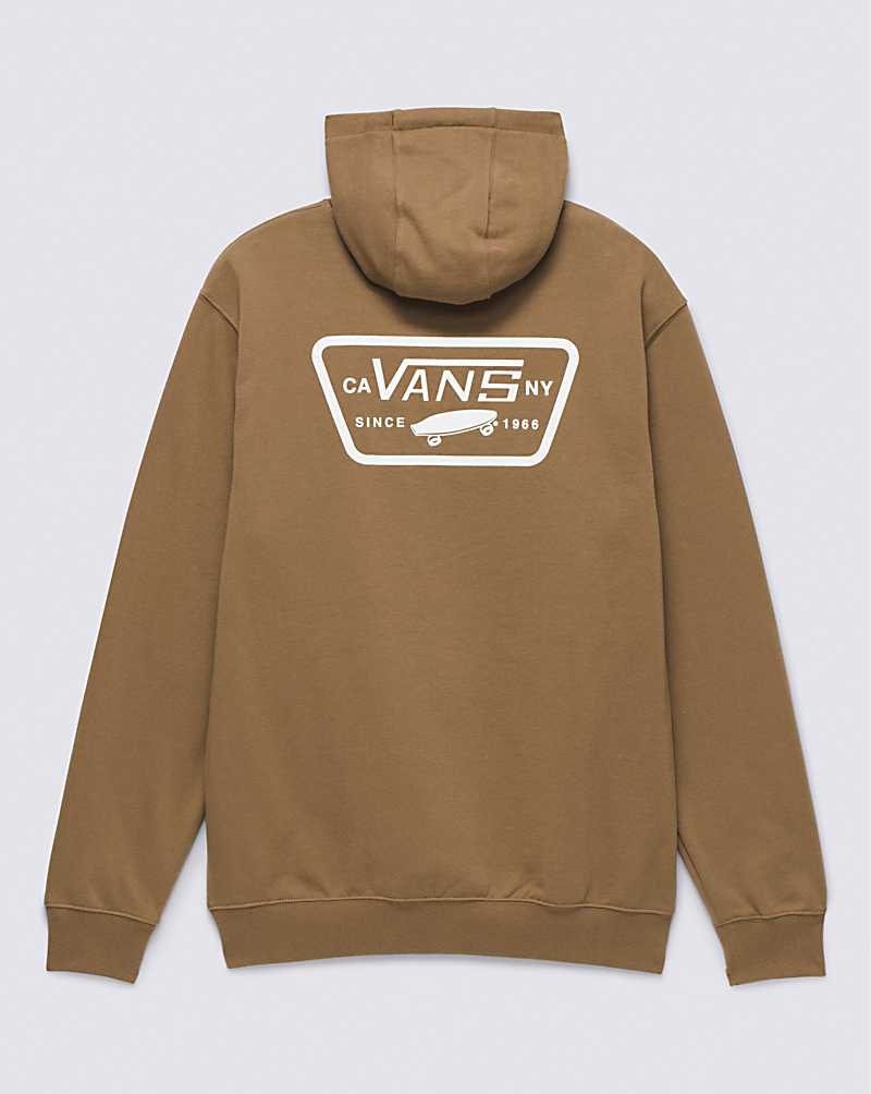 Vans Full Patched Pullover Kapşonlu Erkek Kahverengi | Türkiye EIQ427536