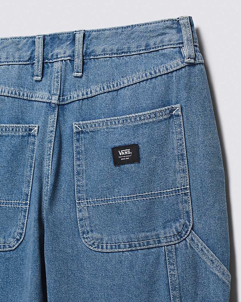 Vans Ground İş Denim Pantolon Kadın Mavi | Türkiye CQA175934