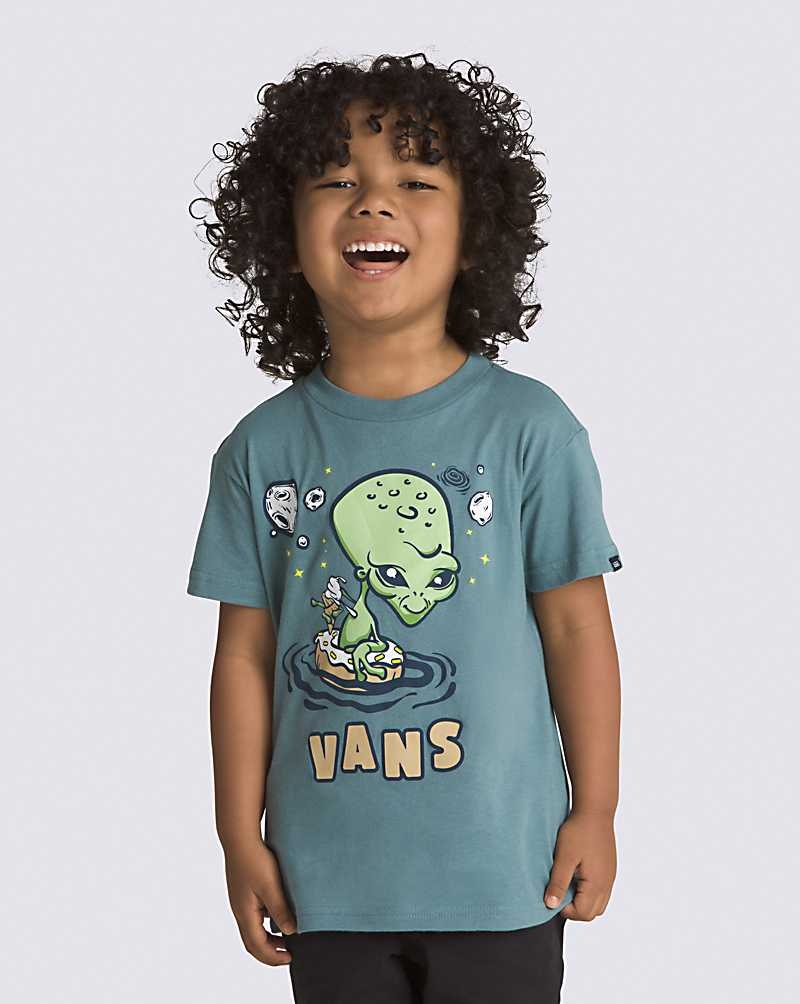 Vans Küçük Çocuk Alien Pool Party Tişört Çocuk Mavi | Türkiye CQY397526